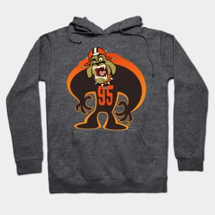 Go Browns BullDawg Whoosh #95 Hoodie